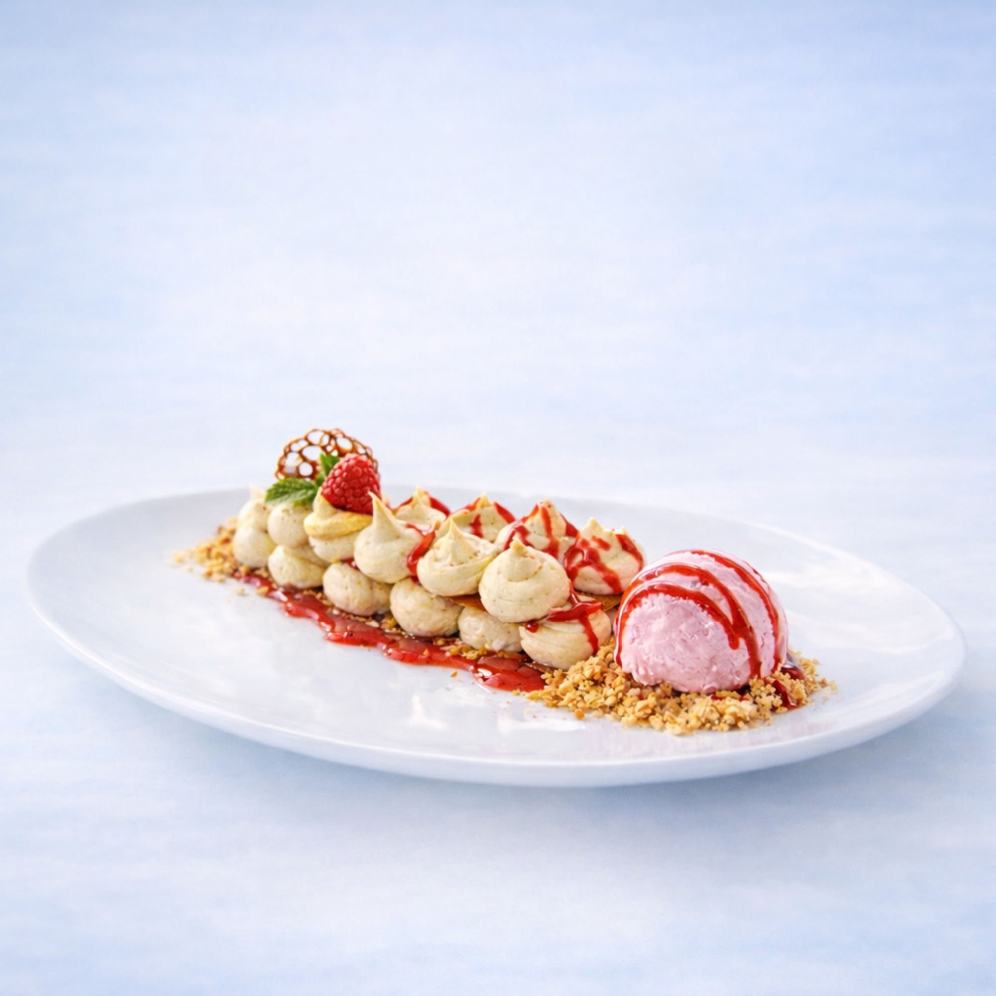 Postres caseros en La Nova Cuina: nuestra tarta de queso deconstruida, el plato estrella